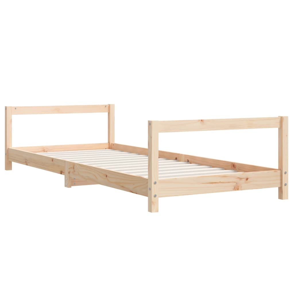 Giroletto per Bambini 80x200 cm in Legno Massello di Pinocod mxl 79516