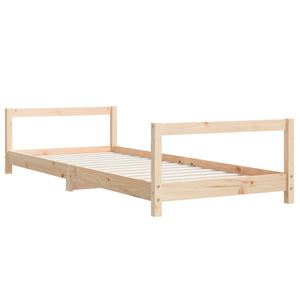 Giroletto per Bambini 80x200 cm in Legno Massello di Pinocod mxl 79516