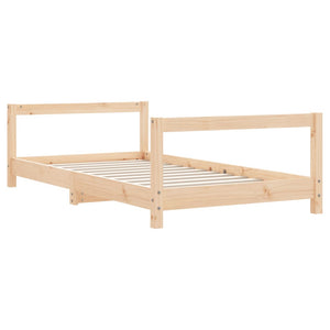 vidaXL Giroletto per Bambini 80x160 cm in Legno Massello di Pino