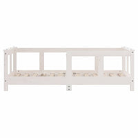 Giroletto per Bambini-Struttura Letto Bambini Bianco 70x140cm in Legno Massello di Pino 885065