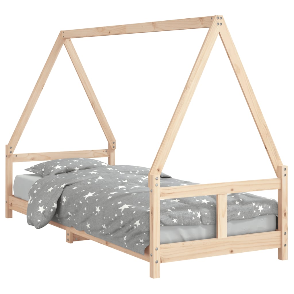 Giroletto per Bambini-Struttura Letto Bambini 80x200 cm in Legno Massello di Pino 825668