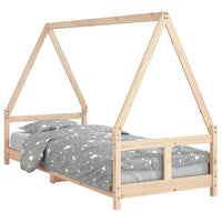 Giroletto per Bambini-Struttura Letto Bambini 80x200 cm in Legno Massello di Pino 825668