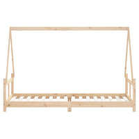 Giroletto per Bambini-Struttura Letto Bambini 80x200 cm in Legno Massello di Pino 825668