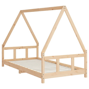 Giroletto per Bambini-Struttura Letto Bambini 90x190 cm in Legno Massello di Pino 264623