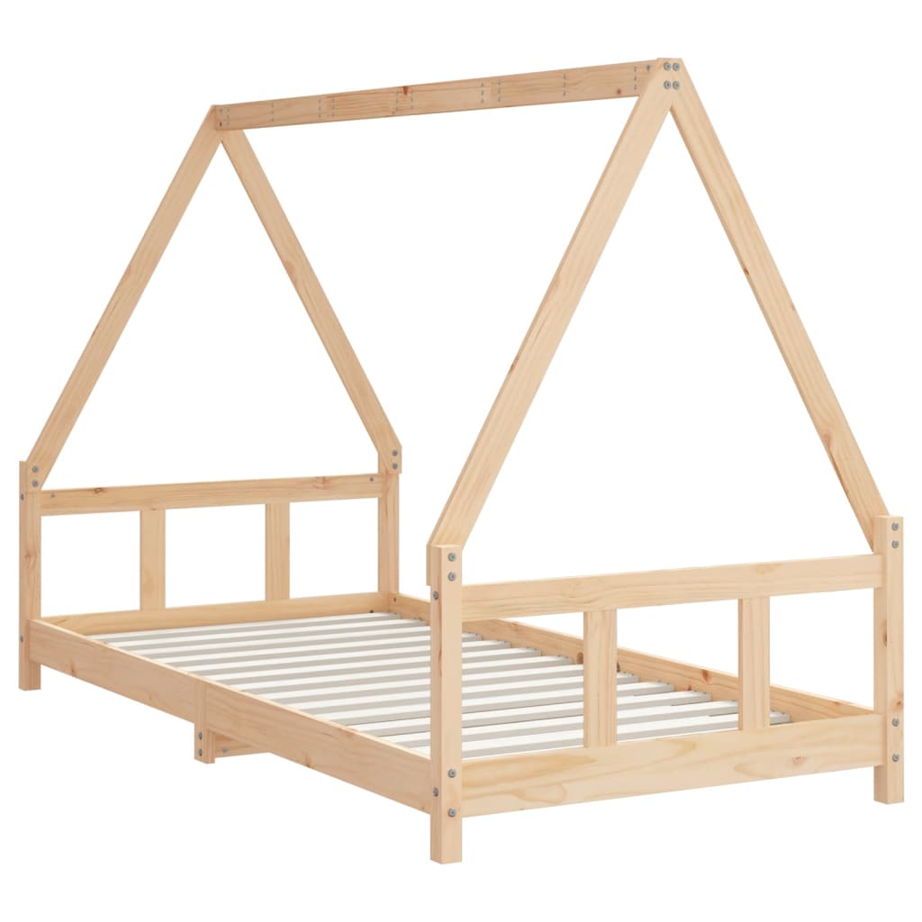 Giroletto per Bambini-Struttura Letto Bambini 90x190 cm in Legno Massello di Pino 264623