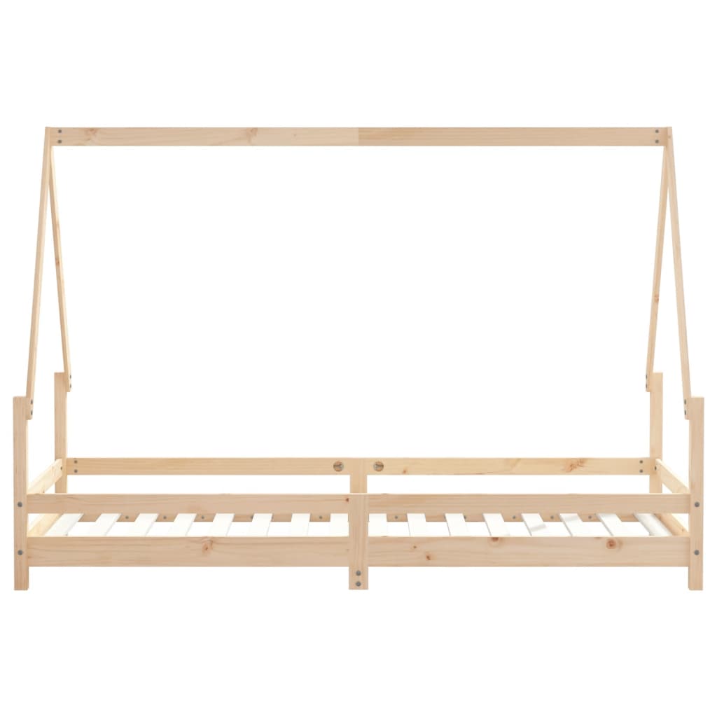 Giroletto per Bambini-Struttura Letto Bambini 90x200 cm in Legno Massello di Pino 693408