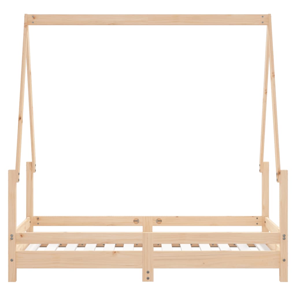 Giroletto per Bambini 70x140 cm in Legno Massello di Pino 834486