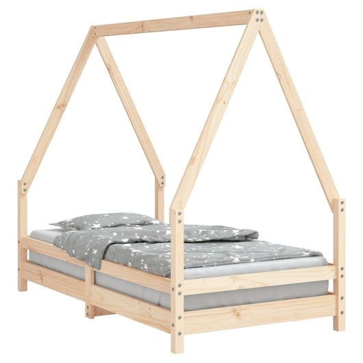 Giroletto per Bambini-Struttura Letto Bambini 80x160 cm in Legno Massello di Pino 730444