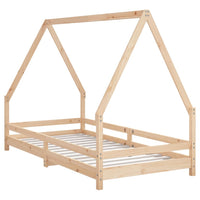 Giroletto per Bambini-Struttura Letto Bambini 90x190 cm in Legno Massello di Pino 946322