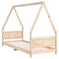 Giroletto per Bambini-Struttura Letto Bambini 80x200 cm in Legno Massello di Pino 609683
