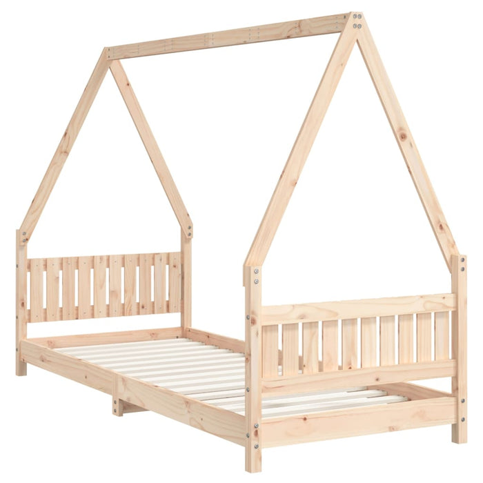 Giroletto per Bambini-Struttura Letto Bambini 80x200 cm in Legno Massello di Pino 609683