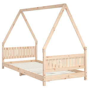 Giroletto per Bambini 90x200 cm in Legno Massello di Pino 834498