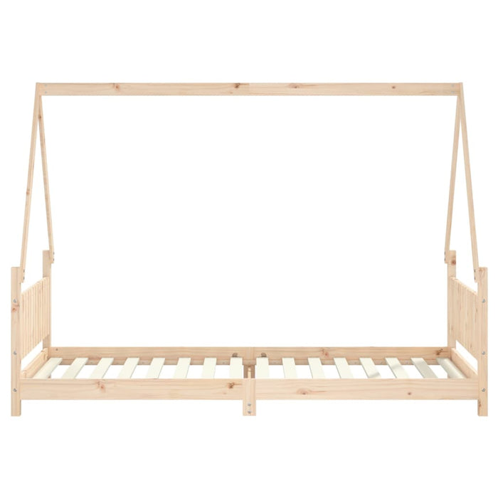 Giroletto per Bambini 90x200 cm in Legno Massello di Pino 834498
