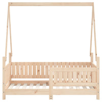 Giroletto per Bambini 70x140 cm in Legno Massello di Pino 834501