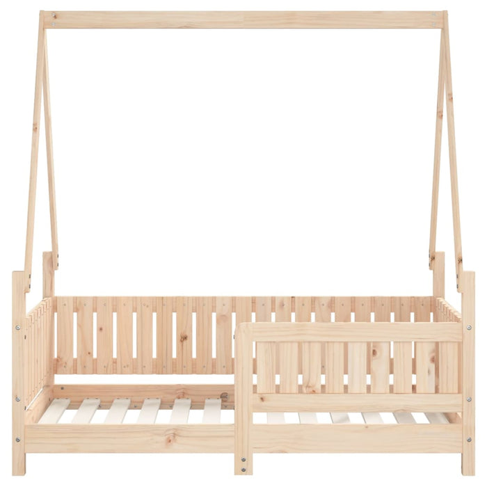 Giroletto per Bambini 70x140 cm in Legno Massello di Pino 834501