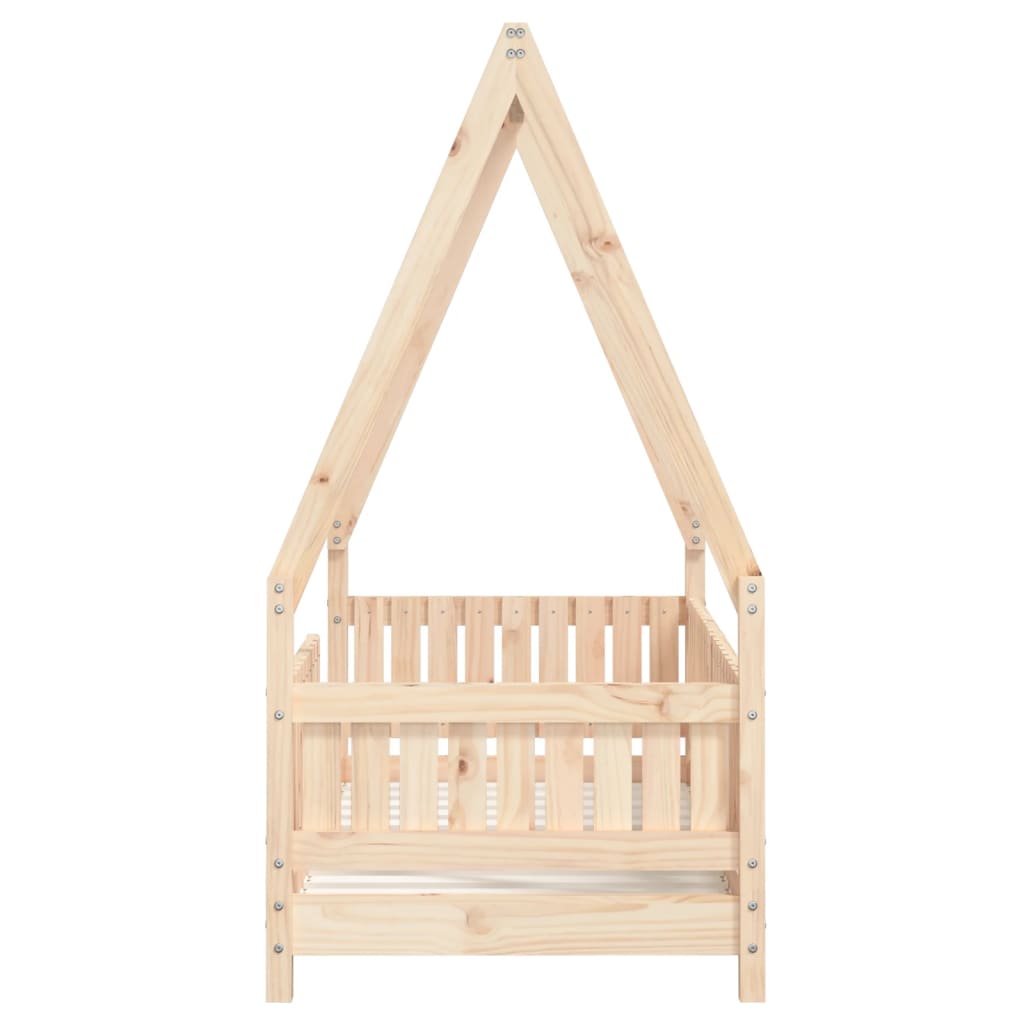 Giroletto per Bambini 70x140 cm in Legno Massello di Pino 834501
