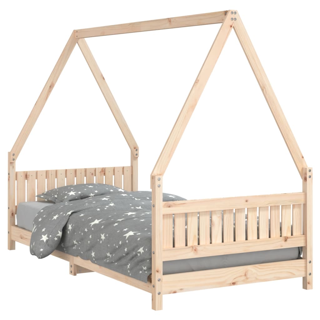 Giroletto per Bambini 90x190 cm in Legno Massello di Pinocod mxl 79781