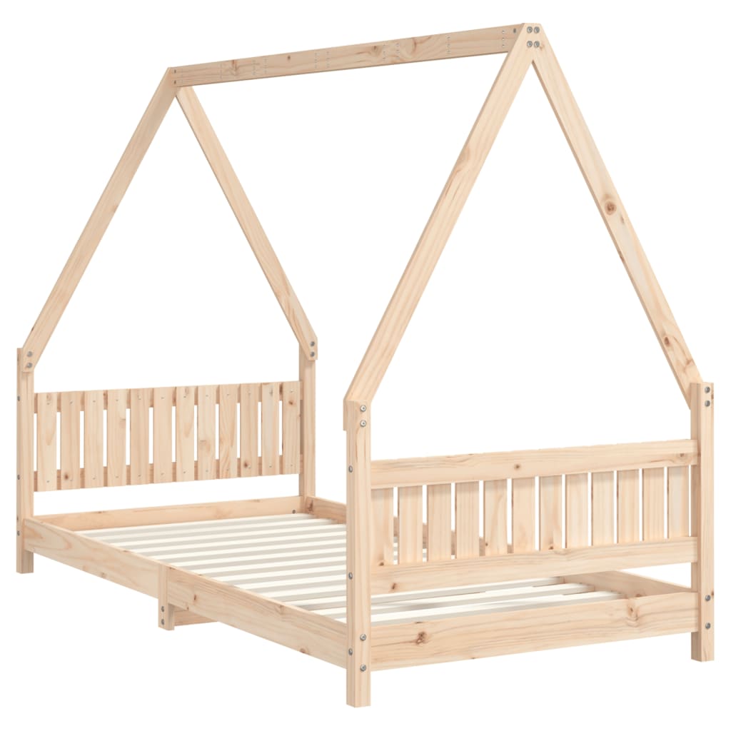 Giroletto per Bambini-Struttura Letto Bambini 90x190 cm in Legno Massello di Pino 781262