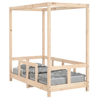 Giroletto per Bambini-Struttura Letto Bambini 70x140 cm in Legno Massello di Pino 534581