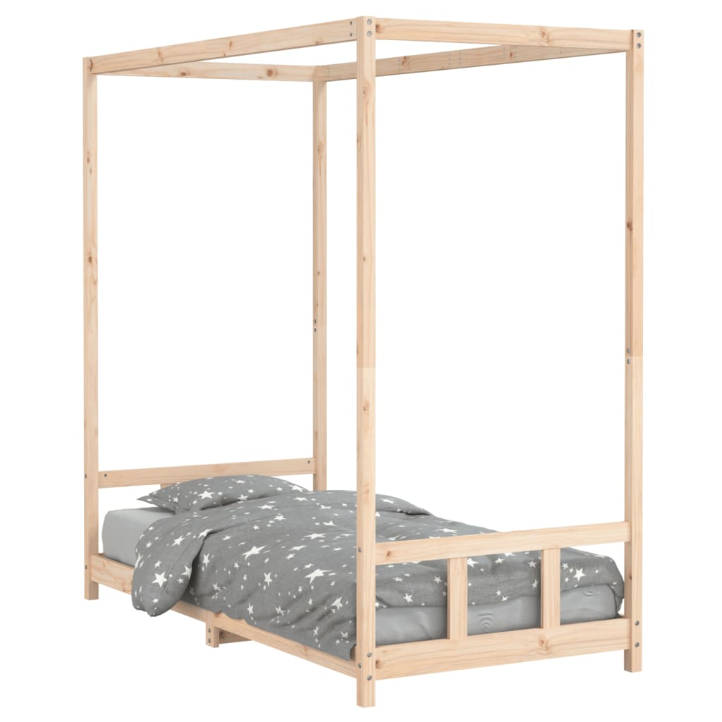 Giroletto per Bambini 90x190 cm in Legno Massello di Pino 834516