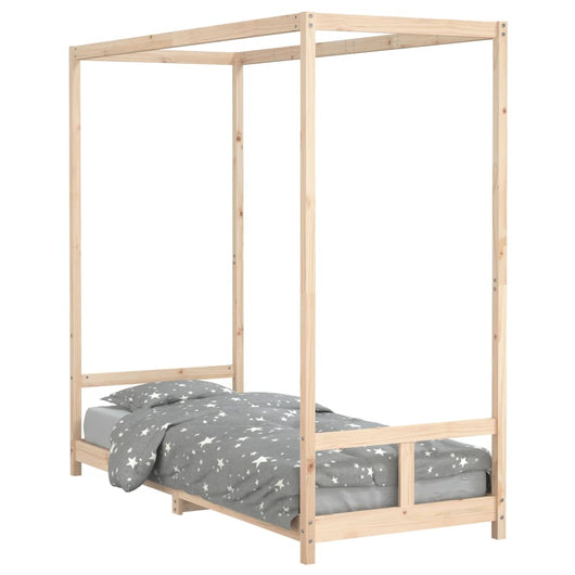 Giroletto per Bambini-Struttura Letto Bambini 80x200 cm in Legno Massello di Pino 137022
