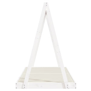 Giroletto per Bambini-Struttura Letto Bambini Bianco 90x200cm in Legno Massello di Pino 961211