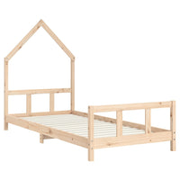 Giroletto per Bambini 90x190 cm in Legno Massello di Pino 834561