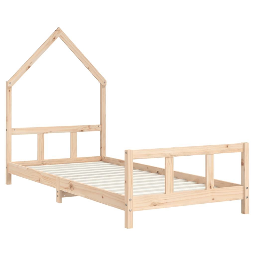 Giroletto per Bambini 90x190 cm in Legno Massello di Pino 834561