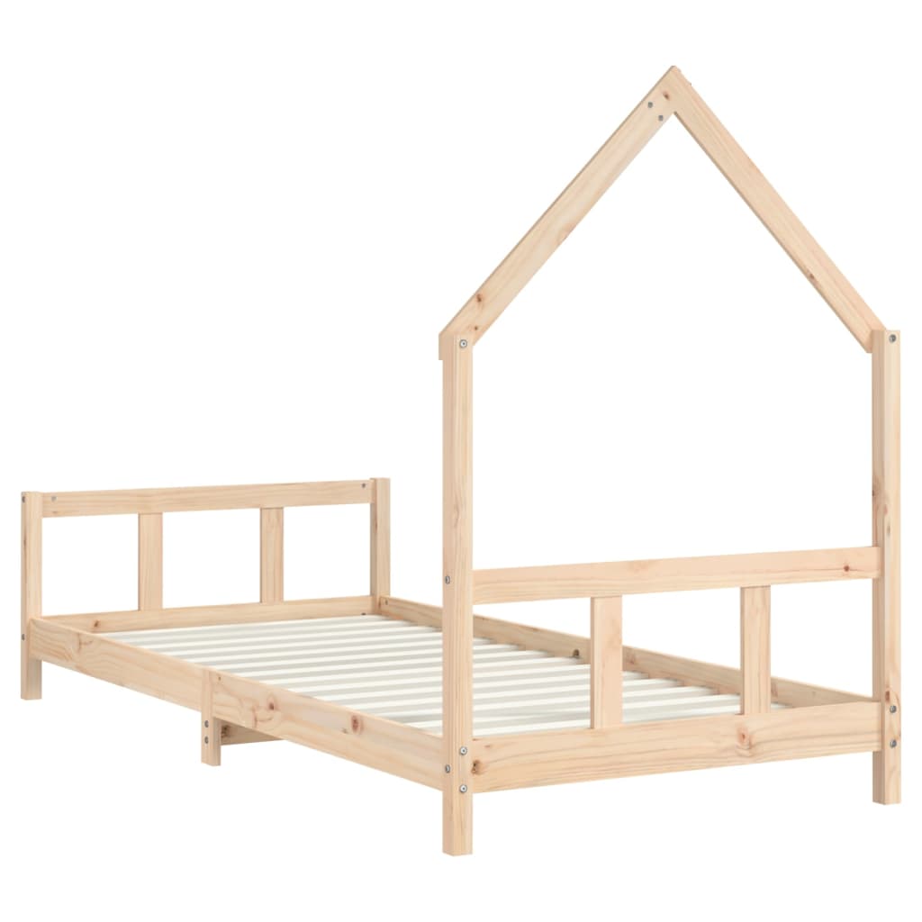 Giroletto per Bambini 90x190 cm in Legno Massello di Pino 834561