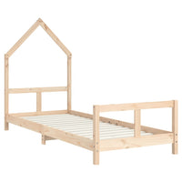 Giroletto per Bambini 80x200 cm in Legno Massello di Pinocod mxl 70898