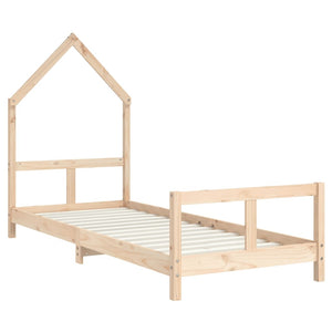 Giroletto per Bambini-Struttura Letto Bambini 80x200 cm in Legno Massello di Pino 613386