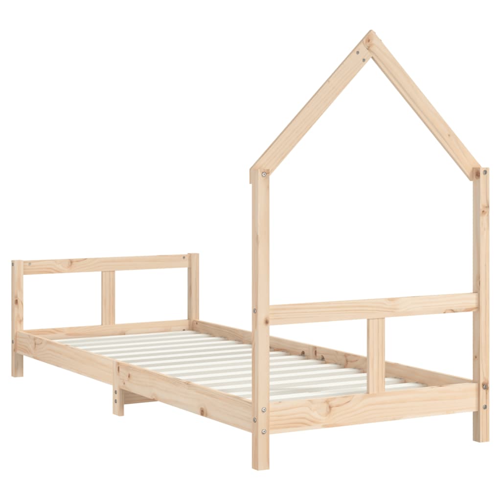 Giroletto per Bambini-Struttura Letto Bambini 80x200 cm in Legno Massello di Pino 613386