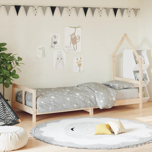 Giroletto per Bambini-Struttura Letto Bambini 80x200 cm in Legno Massello di Pino 613386