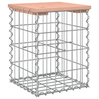 Panca da Giardino Design Gabbione 33x31x42 cm Massello Douglascod mxl 82186