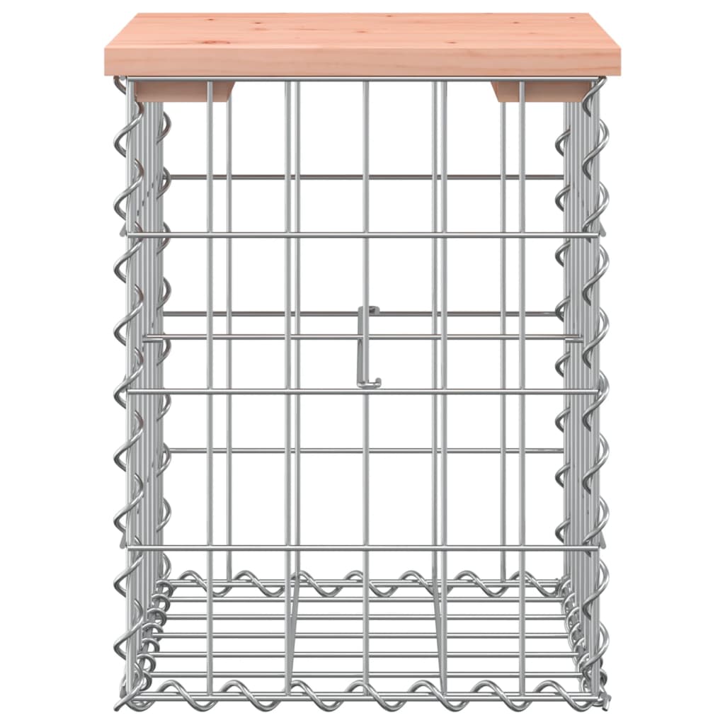 Panca da Giardino Design Gabbione 33x31x42 cm Massello Douglas 834327