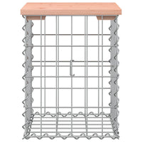 Panca da Giardino Design Gabbione 33x31x42 cm Massello Douglascod mxl 82186