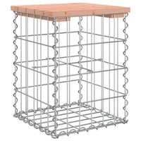 Panca da Giardino Design Gabbione 33x31x42 cm Massello Douglas 834327