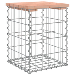 Panca da Giardino Design Gabbione 33x31x42 cm Massello Douglas 834327