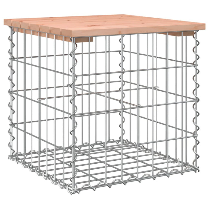 Panca da Giardino Design Gabbione 43x44x42 cm Massello Douglas 834336