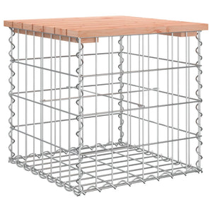 Panca da Giardino Design Gabbione 43x44x42 cm Massello Douglas 834336