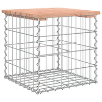 Panca da Giardino Design Gabbione 43x44x42 cm Massello Douglas 834336