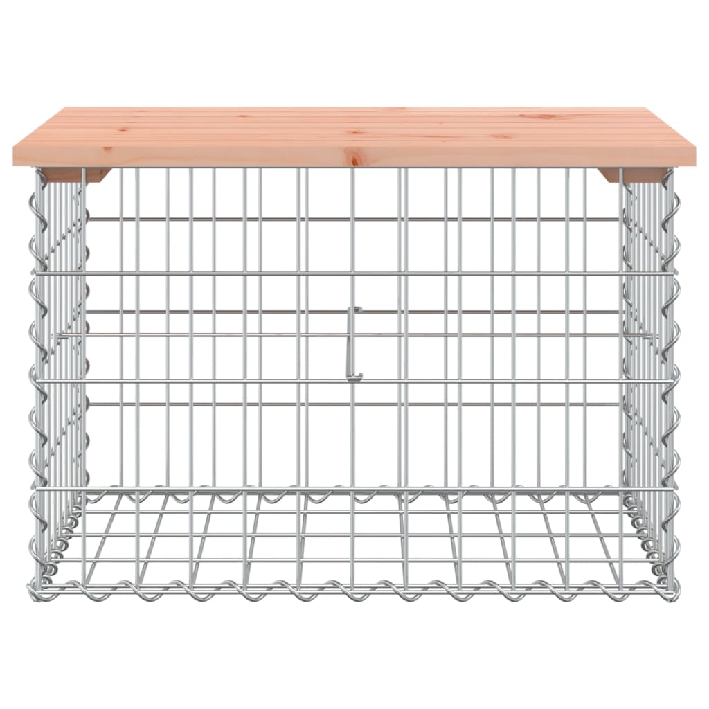 Panca da Giardino Design Gabbione 63x44x42 cm Massello Douglascod mxl 128170
