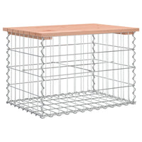 Panca da Giardino Design Gabbione 63x44x42 cm Massello Douglas 834354