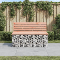 Panca da Giardino Design Gabbione 103x70x65 cm Massello Douglascod mxl 127216