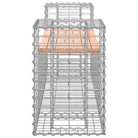 Panca Giardino Design Gabbione 183x41x60,5 cm Massello Douglas 834388
