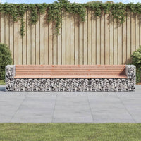 Panca Giardino Design Gabbione 347x71x65,5 cm Massello Douglas 3196255