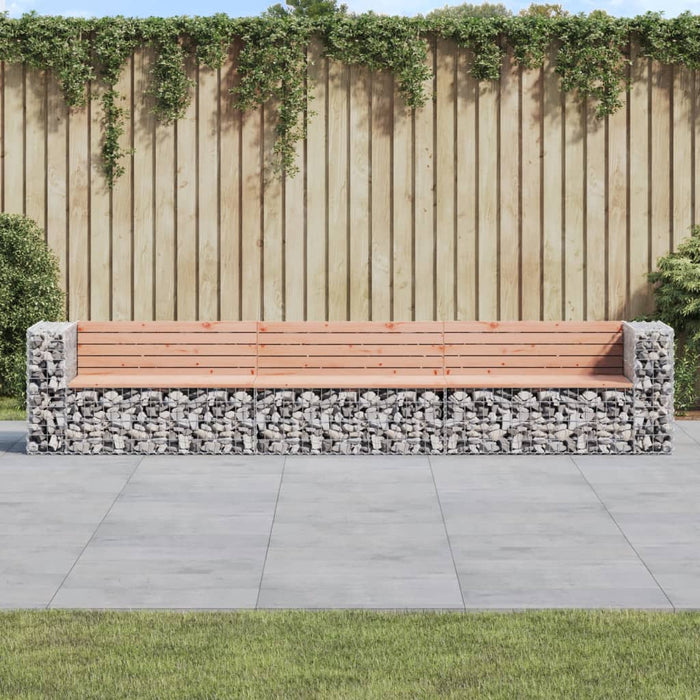 Panca Giardino Design Gabbione 347x71x65,5 cm Massello Douglas 3196255