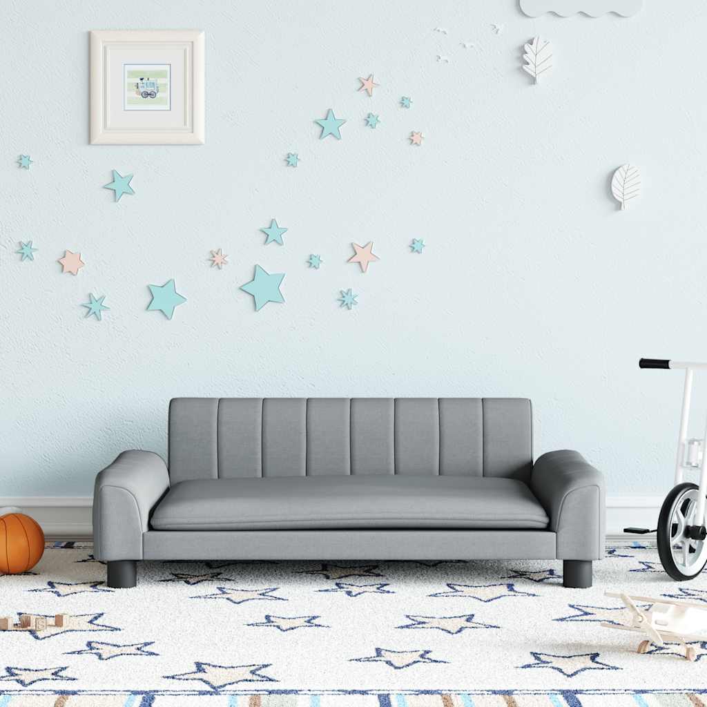 Divano per Bambini Grigio 90x53x30 cm in Tessutocod mxl 117686