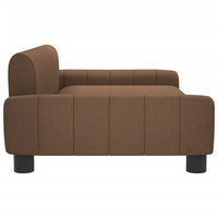 Divano per Bambini Marrone 90x53x30 cm in Tessuto