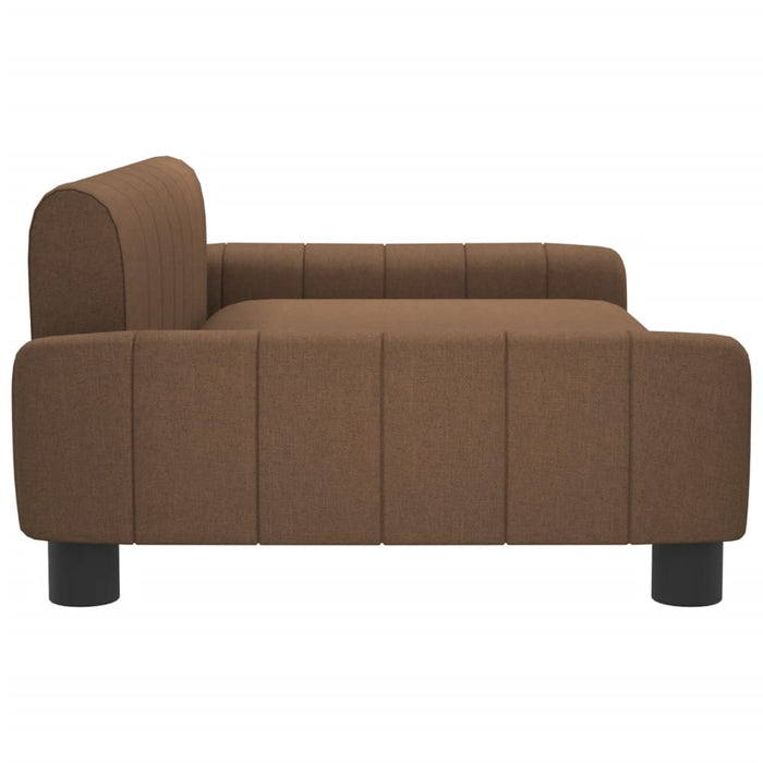 Divano per Bambini Marrone 90x53x30 cm in Tessuto